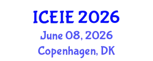 International Conference on Electronics and Information Engineering (ICEIE) June 08, 2026 - Copenhagen, Denmark