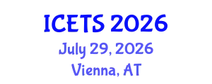 International Conference on Environmental and Territorial Sciences (ICETS) July 29, 2026 - Vienna, Austria