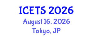 International Conference on Environmental and Territorial Sciences (ICETS) August 16, 2026 - Tokyo, Japan