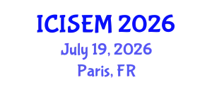 International Conference on Information Systems Engineering and Management (ICISEM) July 19, 2026 - Paris, France