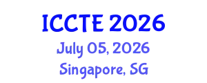 International Conference on Communications and Telecommunications Engineering (ICCTE) July 05, 2026 - Singapore, Singapore