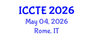 International Conference on Communications and Telecommunications Engineering (ICCTE) May 04, 2026 - Rome, Italy