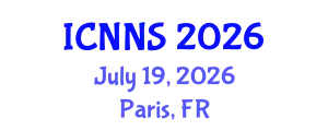 International Conference on Nutritional and Nutraceutical Sciences (ICNNS) July 19, 2026 - Paris, France