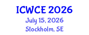 International Conference on Wireless Communications Engineering (ICWCE) July 15, 2026 - Stockholm, Sweden
