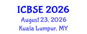 International Conference on Bioprocess Systems Engineering (ICBSE) August 23, 2026 - Kuala Lumpur, Malaysia