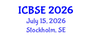 International Conference on Bioprocess Systems Engineering (ICBSE) July 15, 2026 - Stockholm, Sweden