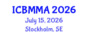 International Conference on Bioinformatics Models, Methods and Algorithms (ICBMMA) July 15, 2026 - Stockholm, Sweden