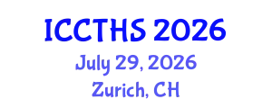 International Conference on Counter Terrorism and Human Security (ICCTHS) July 29, 2026 - Zurich, Switzerland
