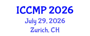 International Conference on Condensed Matter Physics (ICCMP) July 29, 2026 - Zurich, Switzerland