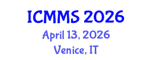 International Conference on Metallurgy and Material Science (ICMMS) April 13, 2026 - Venice, Italy