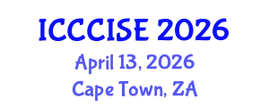 International Conference on Computer, Communication and Information Sciences, and Engineering (ICCCISE) April 13, 2026 - Cape Town, South Africa