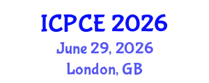 International Conference on Power and Control Engineering (ICPCE) June 29, 2026 - London, United Kingdom