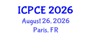 International Conference on Power and Control Engineering (ICPCE) August 26, 2026 - Paris, France