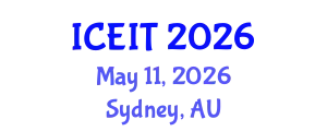 International Conference on Educational and Instructional Technology (ICEIT) May 11, 2026 - Sydney, Australia