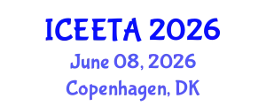 International Conference on Electrical Engineering: Theory and Application (ICEETA) June 08, 2026 - Copenhagen, Denmark