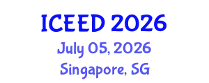 International Conference on Energy, Environment and Development (ICEED) July 05, 2026 - Singapore, Singapore