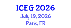International Conference on Engineering Geology (ICEG) July 19, 2026 - Paris, France