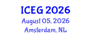 International Conference on Engineering Geology (ICEG) August 05, 2026 - Amsterdam, Netherlands