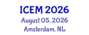 International Conference on Engineering Mechanics (ICEM) August 05, 2026 - Amsterdam, Netherlands