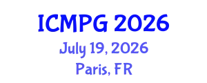 International Conference on Mineralogy, Petrology, and Geochemistry (ICMPG) July 19, 2026 - Paris, France