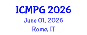 International Conference on Mineralogy, Petrology, and Geochemistry (ICMPG) June 01, 2026 - Rome, Italy