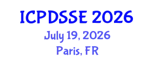 International Conference on Parallel, Distributed Systems and Software Engineering (ICPDSSE) July 19, 2026 - Paris, France