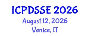 International Conference on Parallel, Distributed Systems and Software Engineering (ICPDSSE) August 12, 2026 - Venice, Italy