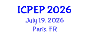 International Conference on Physics and Engineering Physics (ICPEP) July 19, 2026 - Paris, France