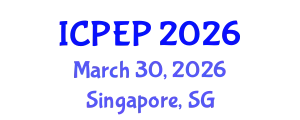 International Conference on Physics and Engineering Physics (ICPEP) March 30, 2026 - Singapore, Singapore
