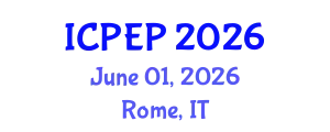 International Conference on Physics and Engineering Physics (ICPEP) June 01, 2026 - Rome, Italy