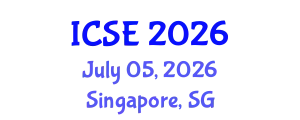 International Conference on Structural Engineering (ICSE) July 05, 2026 - Singapore, Singapore