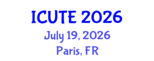 International Conference on Urban and Public Transportation Engineering (ICUTE) July 19, 2026 - Paris, France