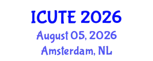 International Conference on Urban and Public Transportation Engineering (ICUTE) August 05, 2026 - Amsterdam, Netherlands