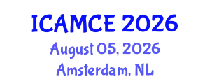 International Conference on Applied Mathematics and Computational Engineering (ICAMCE) August 05, 2026 - Amsterdam, Netherlands