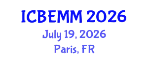 International Conference on Business, Economics and Marketing Management (ICBEMM) July 19, 2026 - Paris, France