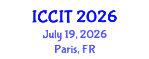 International Conference on Communications and Information Technology (ICCIT) July 19, 2026 - Paris, France