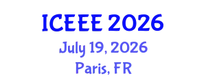 International Conference on Education and Educational Engineering (ICEEE) July 19, 2026 - Paris, France
