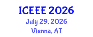 International Conference on Education and Educational Engineering (ICEEE) July 29, 2026 - Vienna, Austria