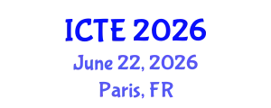 International Conference on Technology and Education (ICTE) June 22, 2026 - Paris, France