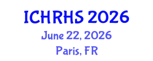 International Conference on Human Rights and Human Security (ICHRHS) June 22, 2026 - Paris, France