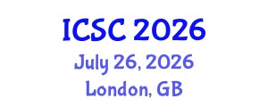 International Conference on Sociology and Criminology (ICSC) July 26, 2026 - London, United Kingdom