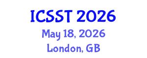 International Conference on Sports Science and Technology (ICSST) May 18, 2026 - London, United Kingdom