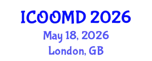 International Conference on Osteoporosis, Osteoarthritis and Musculoskeletal Diseases (ICOOMD) May 18, 2026 - London, United Kingdom