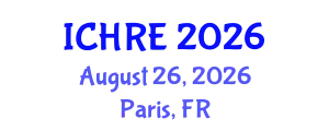 International Conference on Human Reproduction and Embryology (ICHRE) August 26, 2026 - Paris, France