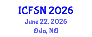International Conference on Food Security and Nutrition (ICFSN) June 22, 2026 - Oslo, Norway