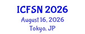 International Conference on Food Security and Nutrition (ICFSN) August 16, 2026 - Tokyo, Japan