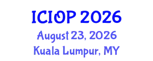 International Conference on Industrial and Organizational Psychology (ICIOP) August 23, 2026 - Kuala Lumpur, Malaysia