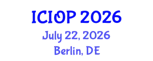 International Conference on Industrial and Organizational Psychology (ICIOP) July 22, 2026 - Berlin, Germany