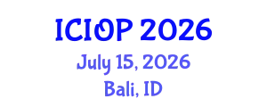 International Conference on Industrial and Organizational Psychology (ICIOP) July 15, 2026 - Bali, Indonesia