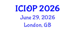 International Conference on Industrial and Organizational Psychology (ICIOP) June 29, 2026 - London, United Kingdom